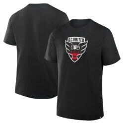 D.C. United Fashion7 Logo T-Shirt - Black - Front View