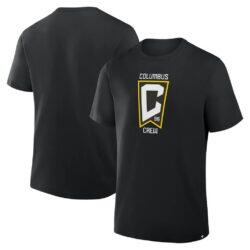 Columbus Crew Fashion7 Logo T-Shirt - Black - Front View