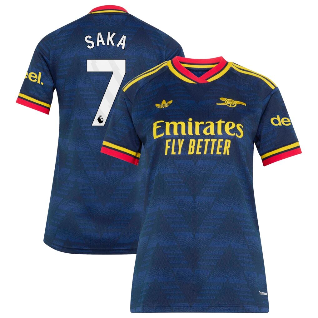 Bukayo Saka Arsenal adidas Women's 2026/27 Away Replica Jersey