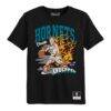 Kon Knueppel Charlotte Hornets Mitchell & Ness Preschool Fired Up T-Shirt - Black - Front View