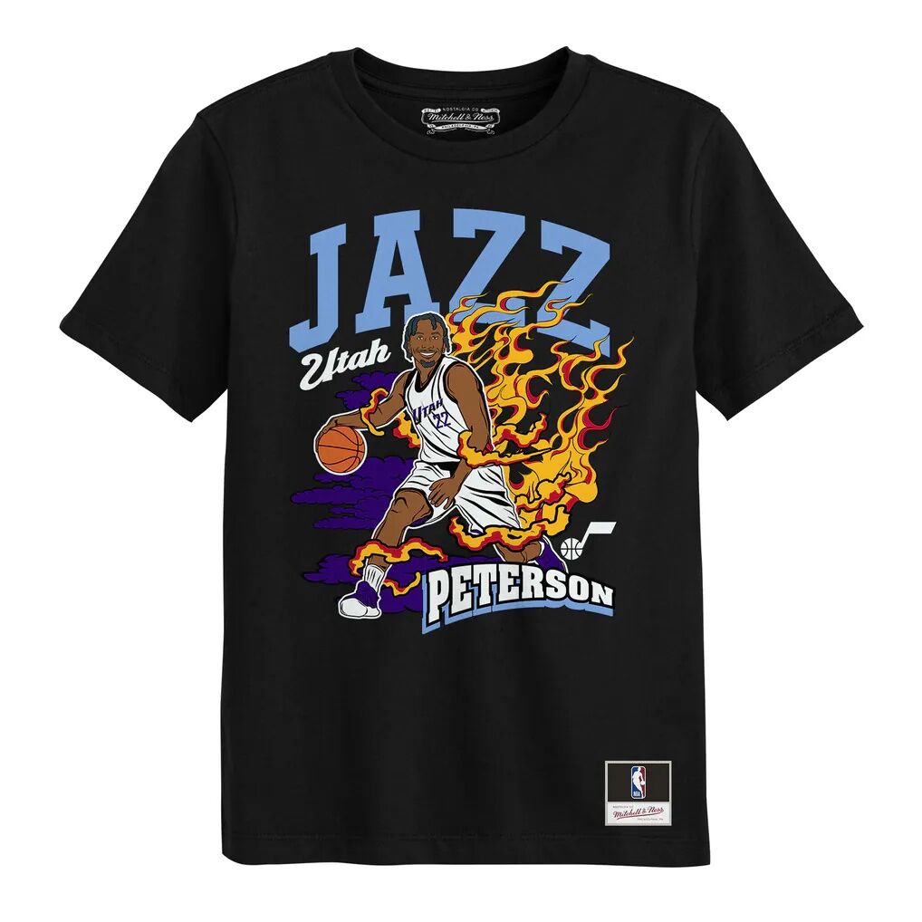 Darryn Peterson Utah Jazz Mitchell & Ness Preschool Fired Up T-Shirt