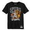 Victor Wembanyama San Antonio Spurs Mitchell & Ness Preschool Fired Up T-Shirt - Black - Front View