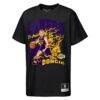Luka Dončić Los Angeles Lakers Mitchell & Ness Youth Fired Up T-Shirt - Black - Front View