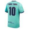 Lamine Yamal Barcelona Nike 2026/27 Third Stadium Replica Jersey - Turquoise - Detail View