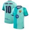 Lamine Yamal Barcelona Nike 2026/27 Third Stadium Replica Jersey - Turquoise - Front View