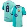 Gavi Barcelona Nike 2026/27 Third Stadium Replica Jersey - Turquoise - Front View