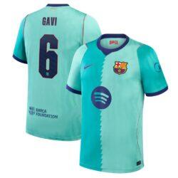 Gavi Barcelona Nike 2026/27 Third Stadium Replica Jersey - Turquoise