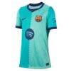 Gavi Barcelona Nike Youth 2026/27 Third Stadium Replica Jersey - Turquoise - Side View