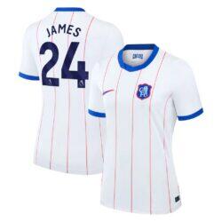 Reece James Chelsea Nike Women's 2026/27 Third Stadium Replica Jersey - White - Front View