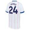 Reece James Chelsea Nike Youth 2026/27 Third Stadium Replica Jersey - White - Detail View