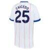 Moisés Caicedo Chelsea Nike Youth 2026/27 Third Stadium Replica Jersey - White - Detail View