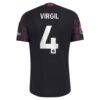 Virgil van Dijk Liverpool adidas 2026/27 Third On-Field Authentic Jersey - Black - Detail View