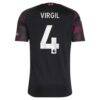 Virgil van Dijk Liverpool adidas 2026/27 Third Replica Jersey - Black - Detail View