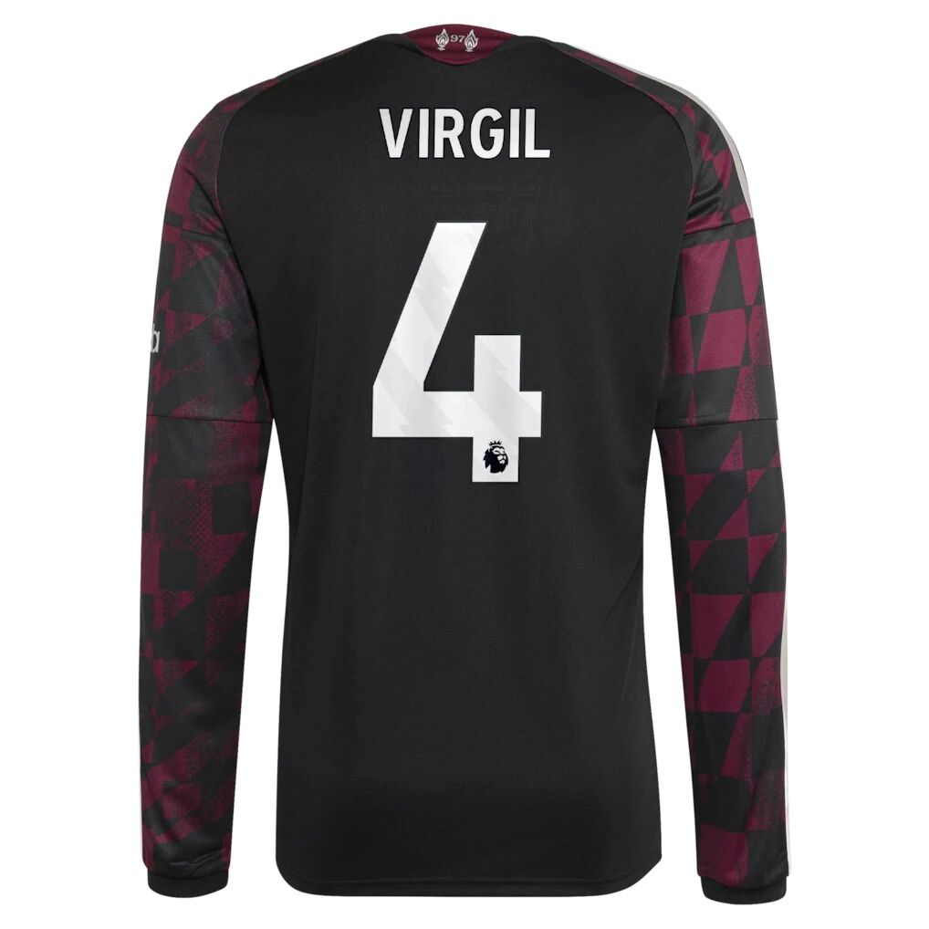 Virgil van Dijk Liverpool adidas 2026/27 Third Replica Long Sleeve Jersey