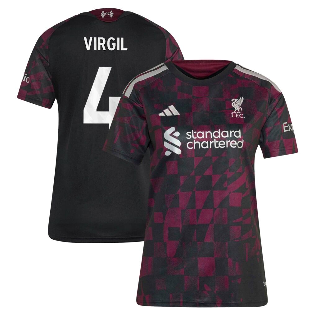 Virgil van Dijk Liverpool adidas Women's 2026/27 Third Replica Jersey