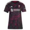 Virgil van Dijk Liverpool adidas Women's 2026/27 Third Replica Jersey - Black - Side View