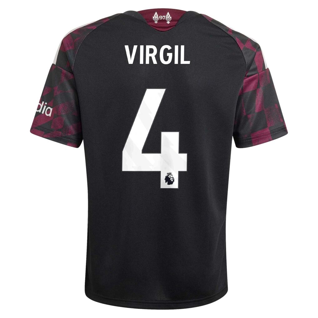 Virgil van Dijk Liverpool adidas Youth 2026/27 Third Replica Jersey