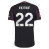 Hugo Ekitike Liverpool adidas 2026/27 Third On-Field Authentic Jersey - Black - Detail View