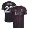 Hugo Ekitike Liverpool adidas 2026/27 Third On-Field Authentic Jersey - Black - Front View