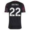 Hugo Ekitike Liverpool adidas 2026/27 Third Replica Jersey - Black - Detail View