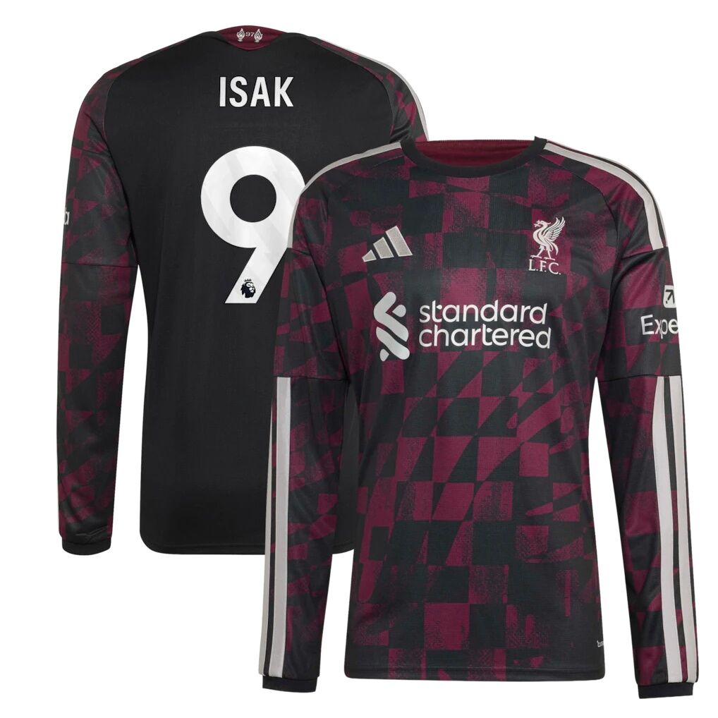 Alexander Isak Liverpool adidas 2026/27 Third Replica Long Sleeve Jersey