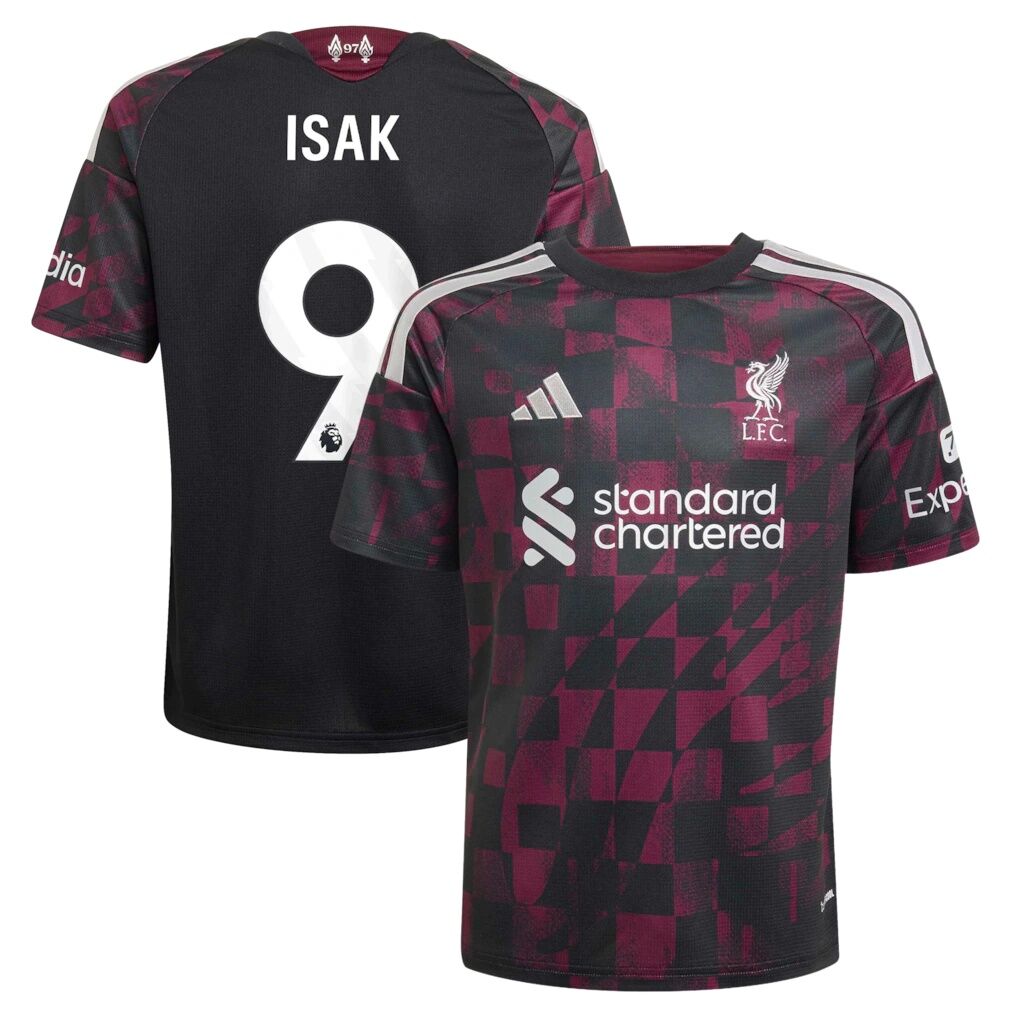 Alexander Isak Liverpool adidas Youth 2026/27 Third Replica Jersey