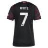 Florian Wirtz Liverpool adidas Women's 2026/27 Third Replica Jersey - Black - Detail View