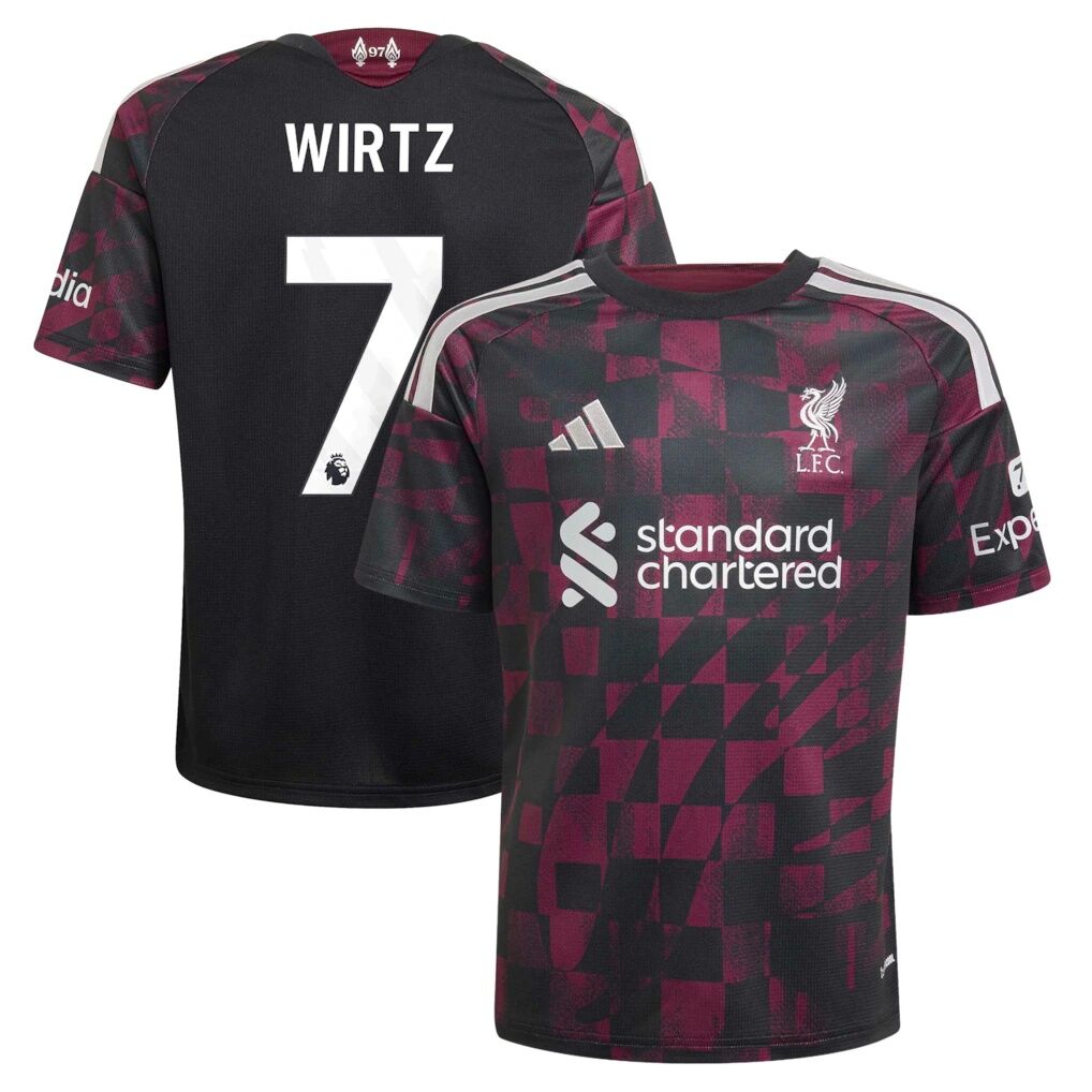 Florian Wirtz Liverpool adidas Youth 2026/27 Third Replica Jersey