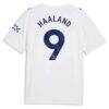 Erling Haaland Manchester City Puma 2026/27 Third Replica Jersey - White - Detail View