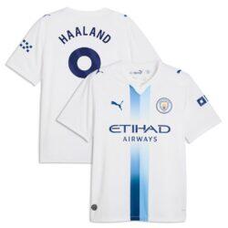 Erling Haaland Manchester City Puma 2026/27 Third Replica Jersey - White - Front View