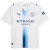 Erling Haaland Manchester City Puma 2026/27 Third Replica Jersey - White - Side View