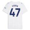 Phil Foden Manchester City Puma Women's 2026/27 Third Replica Jersey - White - Detail View