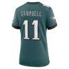 Jihaad Campbell Philadelphia Eagles Nike Women's Team Game Jersey - - Detail View