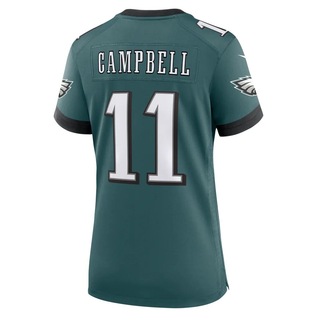 Jihaad Campbell Philadelphia Eagles Nike Women's Team Game Jersey - Midnight Green