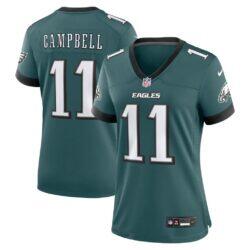 Jihaad Campbell Philadelphia Eagles Nike Women's Team Game Jersey - - Front View