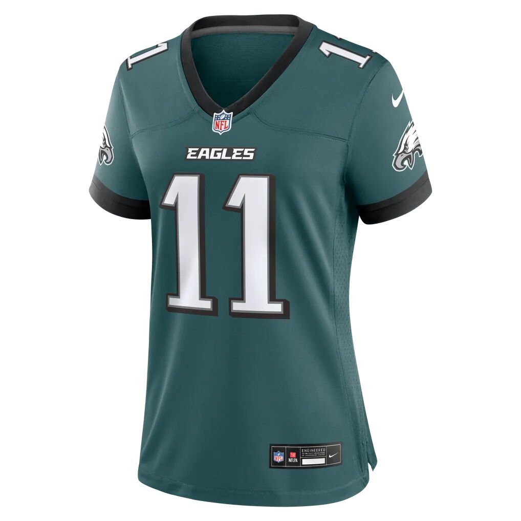 Jihaad Campbell Philadelphia Eagles Nike Women's Team Game Jersey - Midnight Green