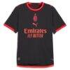 Rafael Leão AC Milan Puma 2026/27 Third On-Field Authentic Jersey - Gray - Side View