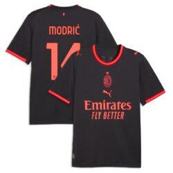 Luka Modrić AC Milan Puma 2026/27 Third Replica Jersey - Gray - Front View