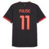 Christian Pulisic AC Milan Puma 2026/27 Third On-Field Authentic Jersey - Gray - Detail View