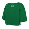 Boston Celtics WEAR by Erin Andrews Women's Cropped Jersey T-Shirt - - Alt1