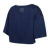 Denver Nuggets WEAR by Erin Andrews Women's Cropped Jersey T-Shirt - Navy - Alt1