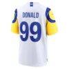 Aaron Donald Los Angeles Rams Nike Game Jersey - White - Detail View