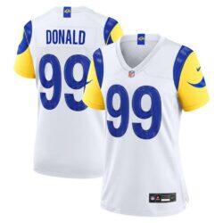 Aaron Donald Los Angeles Rams Nike Women's Game Jersey - White - Front View