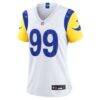 Aaron Donald Los Angeles Rams Nike Women's Game Jersey - White - Side View