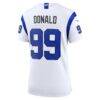 Aaron Donald Los Angeles Rams Nike Women's Alternate Game Jersey - White - Detail View