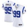 Aaron Donald Los Angeles Rams Nike Women's Alternate Game Jersey - White - Front View