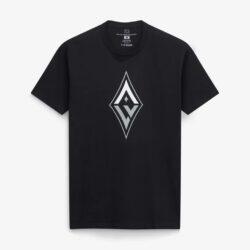 Las Vegas Aces Stadium Essentials Unisex Origins Color Logo T-Shirt - Black - Front View