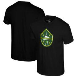 Seattle Storm Stadium Essentials Unisex Origins Color Logo T-Shirt - Black - Front View