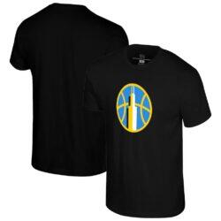 Chicago Sky Stadium Essentials Unisex Origins Color Logo T-Shirt - Black - Front View