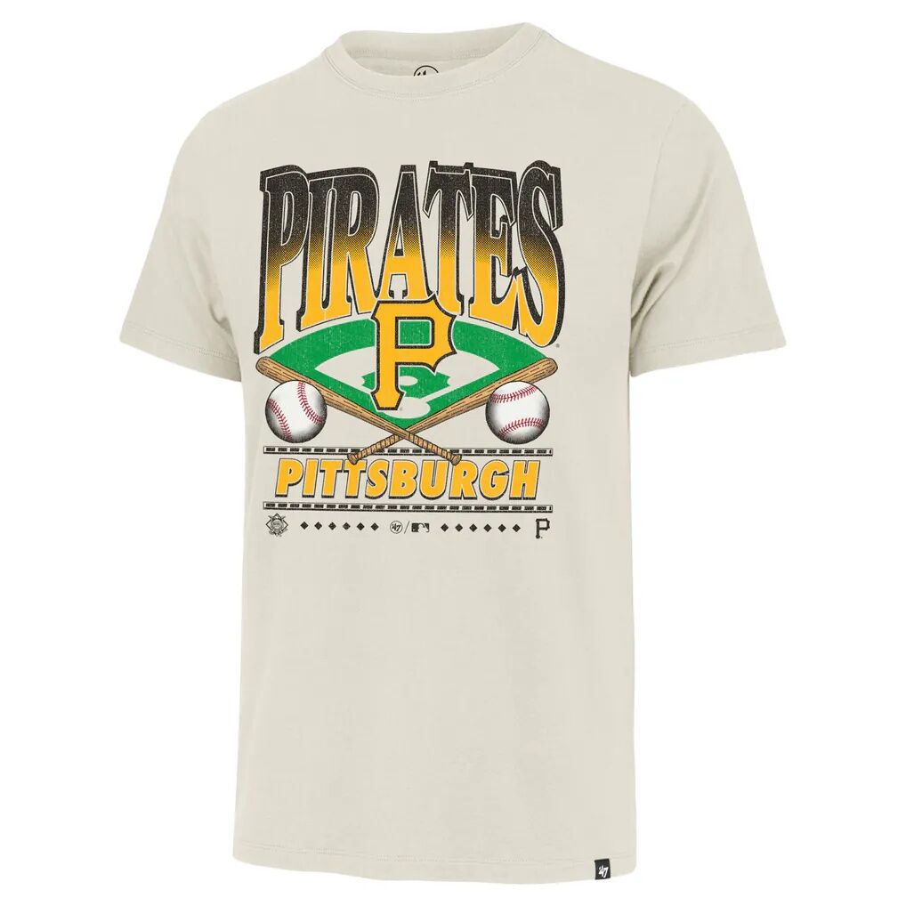 Pittsburgh Pirates '47 Big & Tall Straight Shot T-Shirt - Tan
